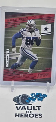 DeMarcus Lawrence Dallas Cowboys Panini Prestige Xtra Points Red /299 #12 Yr. 21 - Image 1 of 3