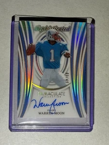 2024 Warren Moon Immaculate Collection Sophisticated /49 Oilers - Bild 1 von 2