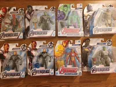 Figuras Marvel Vengadores Spider-Man Iron-Man Hulk Thanos Lote de 8 - Nuevo en caja Foto 1 de 4