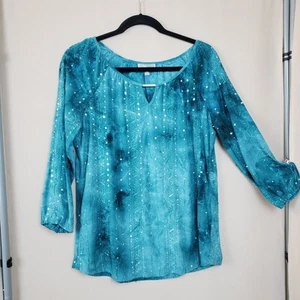 Colección JM Top M Lentejuelas Tie Dye Cinta Trabajo Hada Capricho Hippie Festival - Imagen 1 de 10