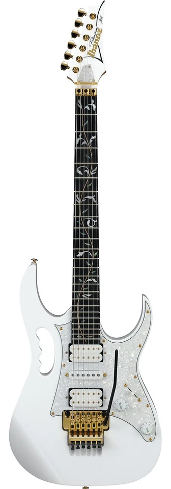 Ibanez JEM7VP JEM Steve Vai Signature Premium Electric Guitar - White - Image 1 of 4