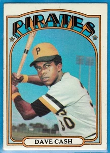 1972 Topps - Dave Cash #125 - Pittsburgh Pirates - Picture 1 of 2