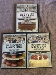 The Great British Baking Show Seasons 1, 2 & 3 (DVD , 9 Disc, Region 1) Lot Oop - Picture 1 of 5