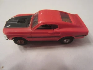 Aurora #1415 TJet '69 Red Mustang Mach1 Slot Car - Picture 1 of 5