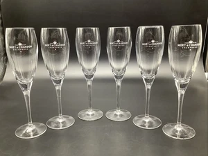 Set 6 flauti da champagne in vetro trasparente Moet & Chandon - Foto 1 di 5