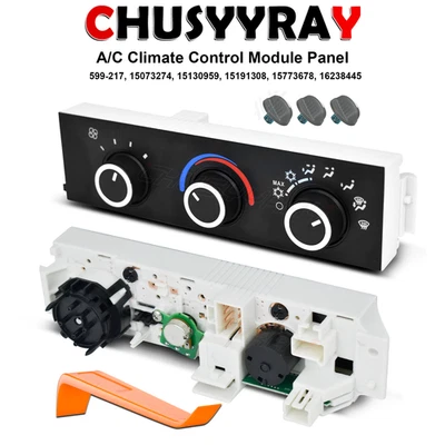 Panel de control de calefacción de aire acondicionado 599-217 para GMC Chevrolet Express 2500 3500 Foto 1 de 4