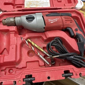 Milwaukee 5380-21 120V AC 1/2-Inch Hammer Drill w/ Chuck Key & 2 Bits - Picture 1 of 9