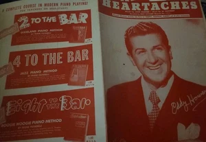 Partituras Heartaches Eddy Howard Hoffman Klenner 1942 S538 - Imagen 1 de 7