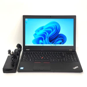 Lenovo ThinkPad P52 CAD Gaming Laptop i7-8850H Quadro P1000 16GB RAM 256GB SSD - Picture 1 of 11
