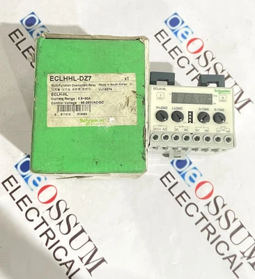 SCHNEIDER ELECTRIC ECLHHL-DZ7 MULTIFUNCTION OVERCURRENT RELAY 0.5-80A FAST SHIP - Image 1 of 4