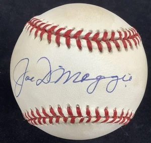 Béisbol firmado por Joe DiMaggio GAB Budig New York Yankees autógrafo TONIFICADO JSA LOA - Imagen 1 de 9