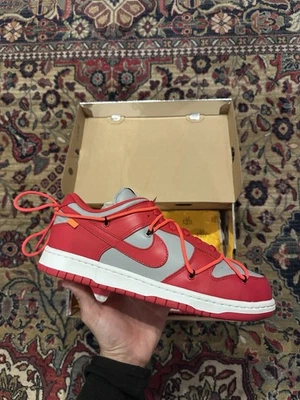 Nike Dunk Low Off-White University Red - Imagen 1 de 4
