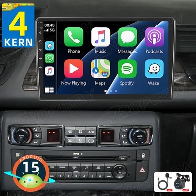 2+64GB Android 15 Autoradio Apple Carplay Für Citroen C5 III 2008-2016 GPS Navi - Bild 1 von 4
