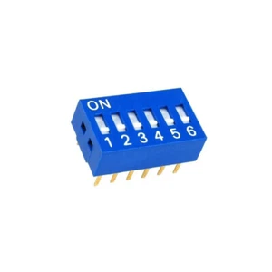 DSR-06 Interruttore: DIP-SWITCH Numero Sezioni: 6 ON-OFF 0,05A/12VDC NINIGI - Foto 1 di 1