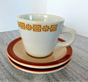 Lot 0f 3 Shenango China 1 Cup & 2 Saucers Restaurant Ware - Picture 1 of 5