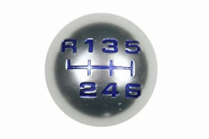 chrome R1 round gear knob 6 speed blue for lexus - Picture 1 of 5