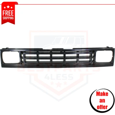 Grille MB527063 plastic shell w/insert for 1987-1989 Dodge Ram 50 Custom, Sport Foto 1 de 4