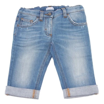 1718S  Bermuda jeans bimba DOLCE & GABBANA JUNIOR shorts pants kids — 第 1/4 张图片