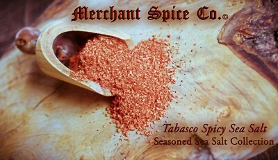 Tabasco Spicy Salt from the Seasoned Sea Salts Collection by Merchant Spice Co.