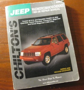 Jeep Wagoneer / Comanche / Cherokee 1984-1998 Chilton Repair Manual 40602 - Picture 1 of 11