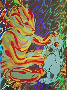 🔥 Jermaine Rogers - Your Merkaba Gives Me Courage (2017) 🌈 Holo Foil Print 🎨 - Picture 1 of 7
