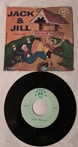 1962 Jack & Jill 45 RPM Record Robin Hood records los angles, California rare!! - Foto 1 di 2