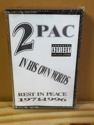 2Pac – In His Own Words RIP 1971-1996 CAP-002 SEALED Cassette - Image 1 of 4