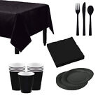 Party Tableware Wedding Solid Colour Plates Cups Napkins Tablecovers Cutlery