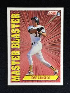 1991 Partitur Jose Canseco #690 Master Blaster Baseball Karte Oakland Athletics A's - Bild 1 von 2