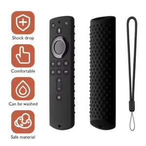 Cover per telecomando per Fire TV Stick 4K 2018/Fire TV Stick 4 (Nero) - Afbeelding 1 van 6