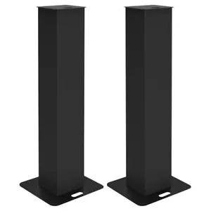 Odyssey LVS4677BLK Black Adjustable Portable Light Columns Totems Towers 2 Pack - Picture 1 of 6