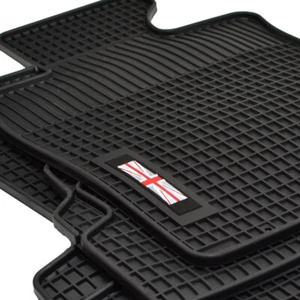 Alfombrillas de goma con logotipo alfombrillas de goma adecuadas para Mini Cooper SE Elekto a partir del año 2021 rojo - Imagen 1 de 7