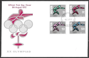 MALAWI - OLYMPIC GAMES MUNICH 1972 - 9th AUGUST 1972 - Picture 1 of 1