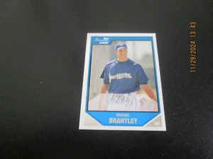 MICHAEL BRANTLEY BREWERS 2007 BOWMAN 1ST BOWMAN CARD ROOKIE CARD #BP15 - Picture 1 of 2