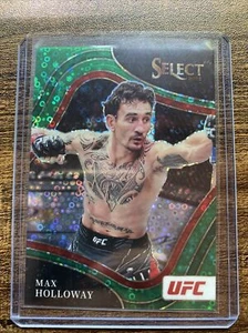 Panini Select UFC 2022 verde esmeralda Max Holloway Octagonside Prizm ¡1/5! - Imagen 1 de 10