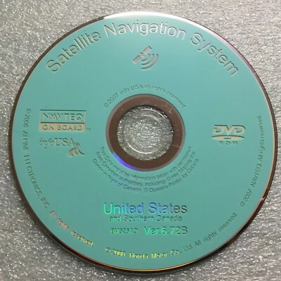 OEM Honda/Acura Satellite Navigation System Turquoise DVD ROM BM526AO Ver. 6.72B - Image 1 of 2