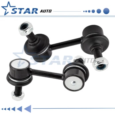 Par de eslabones de extremo de barra estabilizadora de suspensión delantera para Acura CSX Honda Civic 2006-2011 Foto 1 de 4