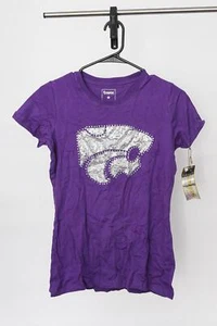 Kansas State Wildcats Logo Gemstone Purple Tshirt - Picture 1 of 4