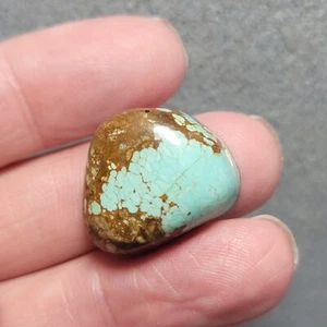 Schmuck Designer NATUR Edelsteinqualität handgeschliffen 31,89ct (#8 Mine) Türkis Cabochon - Bild 1 von 6
