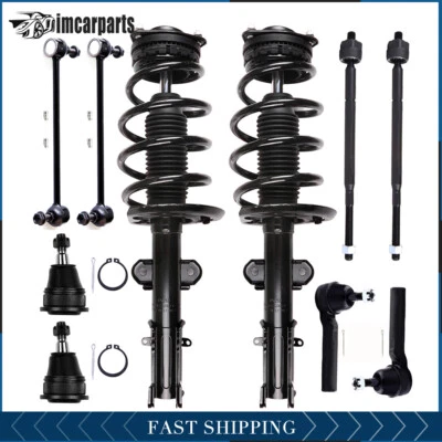 08-16 For Chrysler Town & Country Front Complete Struts Sway Bar Tie Rods Kit Foto 1 de 4