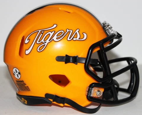 2022 Mizzou Missouri Tigers Riddell Custom Mini Helmet vs Abilene Christian Cover