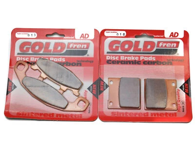 Pastillas de freno delanteras y traseras para Suzuki GS 500 E GM51A 1989-1995 Foto 1 de 3