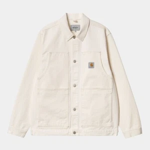 Chaqueta de Lona Carharrt WIP Doble Frontal Piedra Natural Para Hombre Talla Mediana/Grande - Imagen 1 de 12