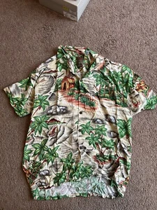 Vintage Pineapple Connection Hawaiihemd Palmen - Bild 1 von 4