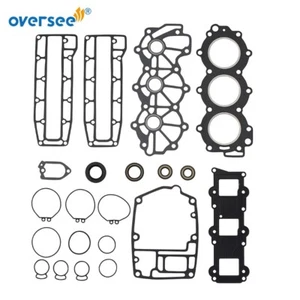 6J8-W0001-00 OUTBOARD GASKET SET KIT REPLACES FOR YAMAHA MARINE 25HP-30HP 3CYL - Imagen 1 de 3