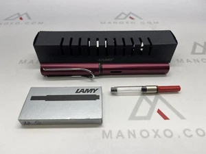 Lamy AL-Star Pen| Black Purple | Fine Nib | 5 Black Ink Cartridges, Z2 (Fine) - Picture 1 of 1