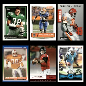 6 NFL Football Cards Lot NM HOF RC Stars Random Players Collectors Set - Picture 1 of 8
