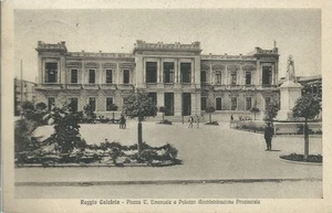 Reggio Calabria - Piazza Vittorio Emanuele - Viaggiata 1924 Animata Provincia  - Picture 1 of 2