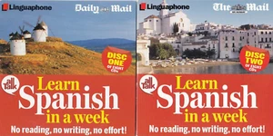 LEARN SPANISH IN A WEEK Disc One & Two ( DAILY MAIL Newspaper 2 CD Set ) - Bild 1 von 3