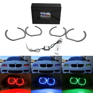 Anillos de halo LED multicolor estilo DTM para faros BMW Halo para herradura RGB - Imagen 1 de 11